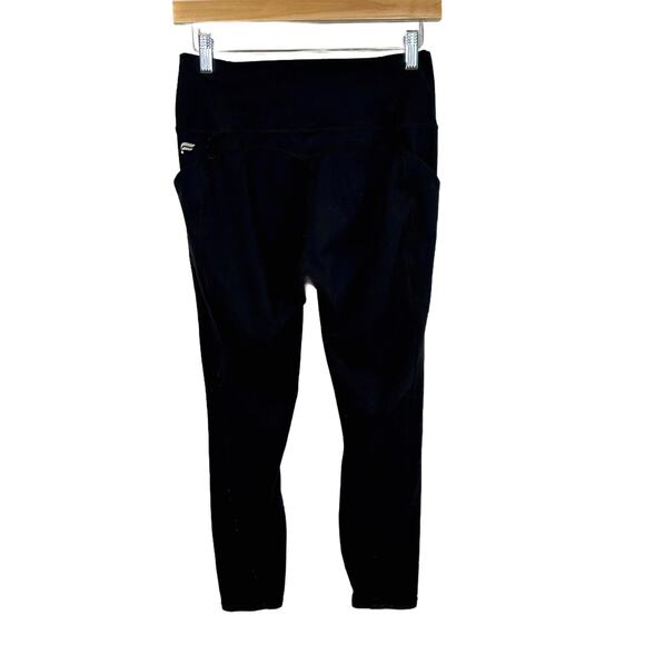 Fabletics Pure Luxe Black Leggings 7/8 with Pockets, High Waisted, Size M/8 - Picture 3 of 8